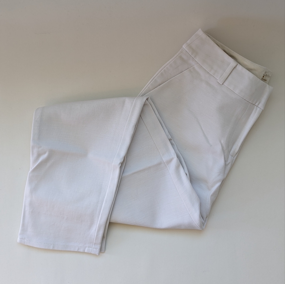 Kate Spade White Mid Rise Pants Size 2